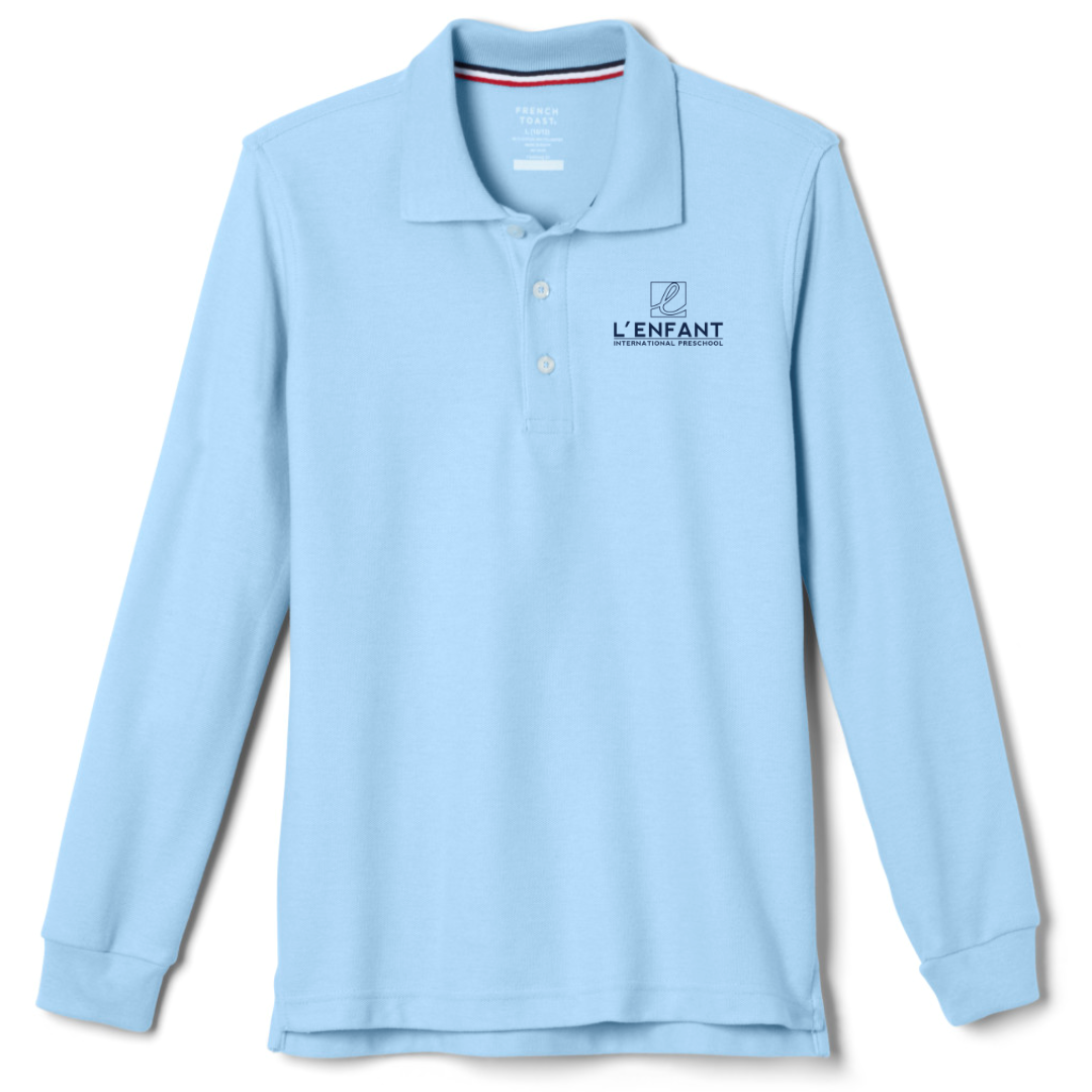 L'Enfant Montessori International Preschool - Co-Ed Long Sleeve Pique Polo - Kids
