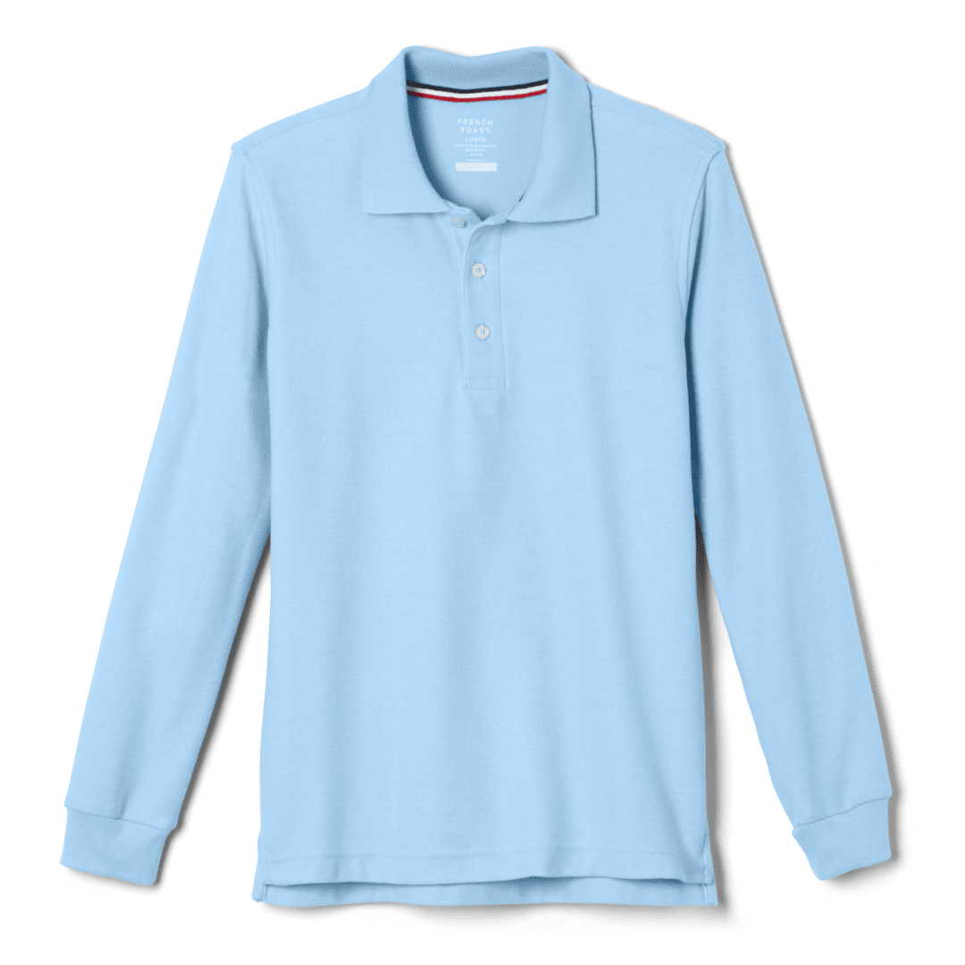 Harbor Christian Academy - CO-ED Long Sleeve Pique Polo - No Logo