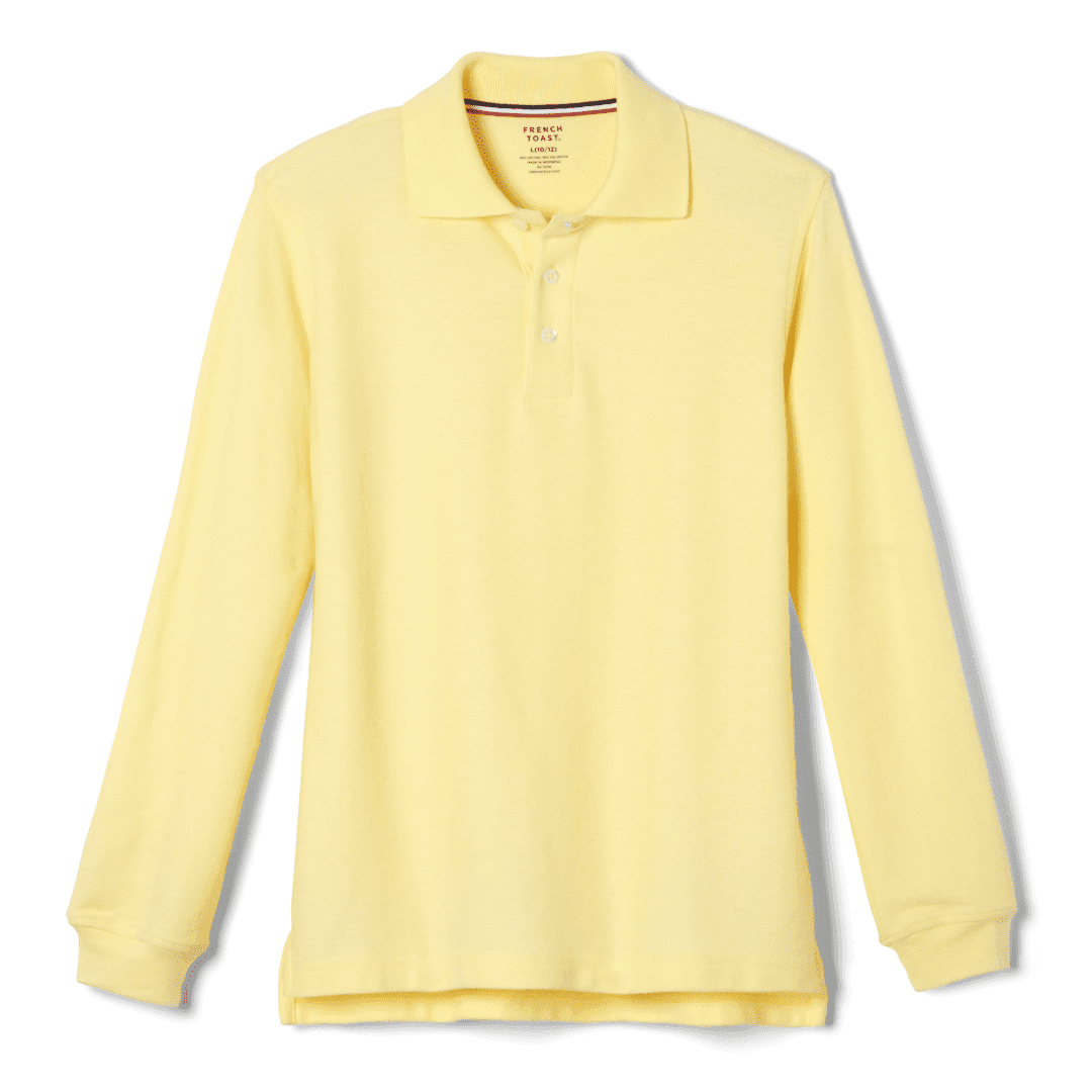 Toddler Long Sleeve Pique Polo