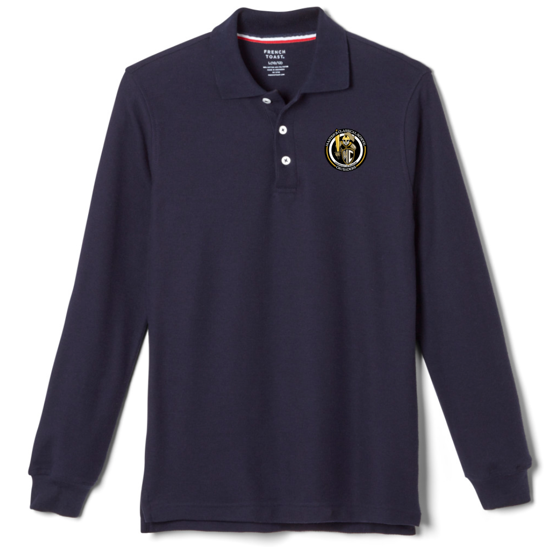 The Masters Class - Youth / Adult Co-Ed Long Sleeve Pique Polos