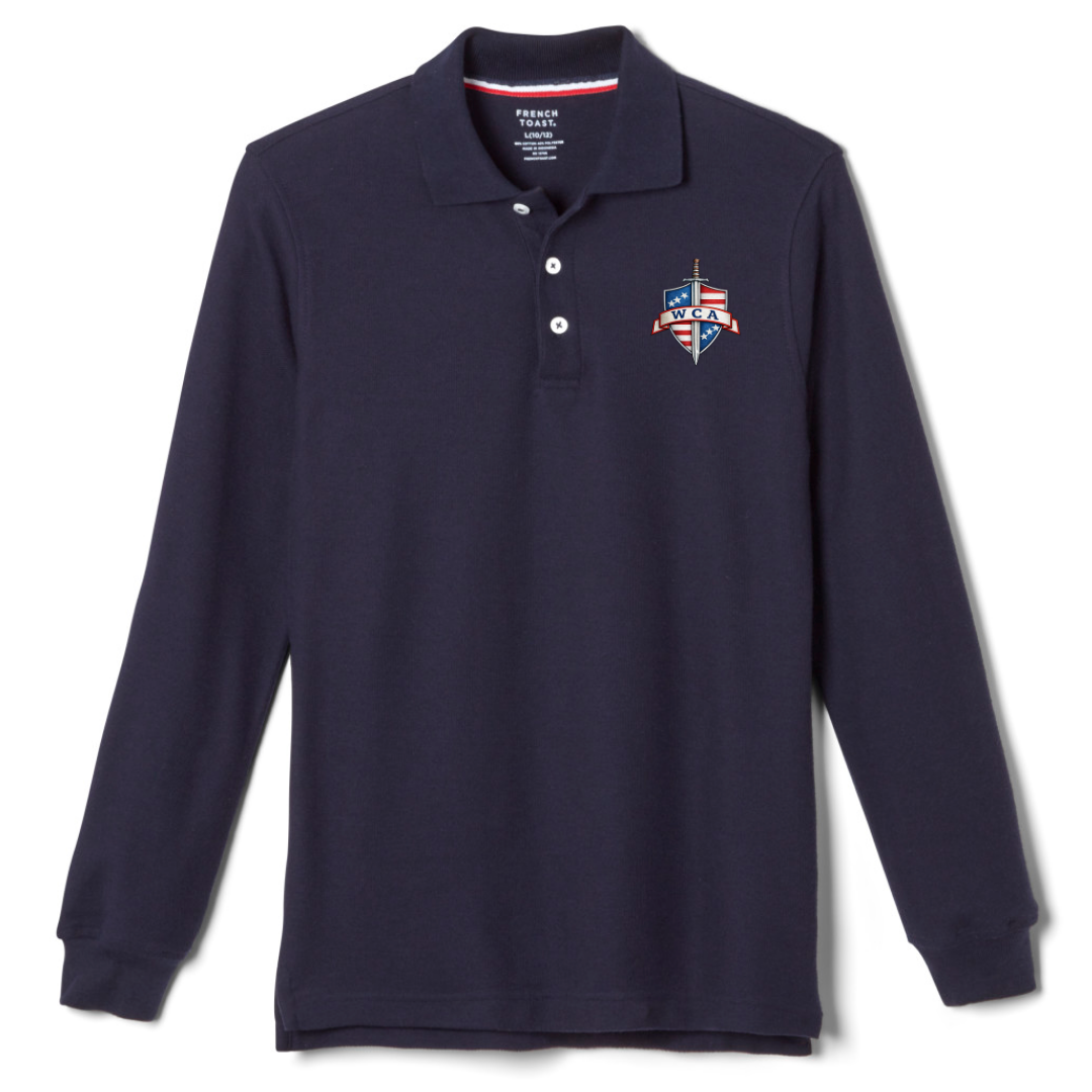 Wyoming Classical - Co-Ed Youth / Adult Long Sleeve Pique Polos