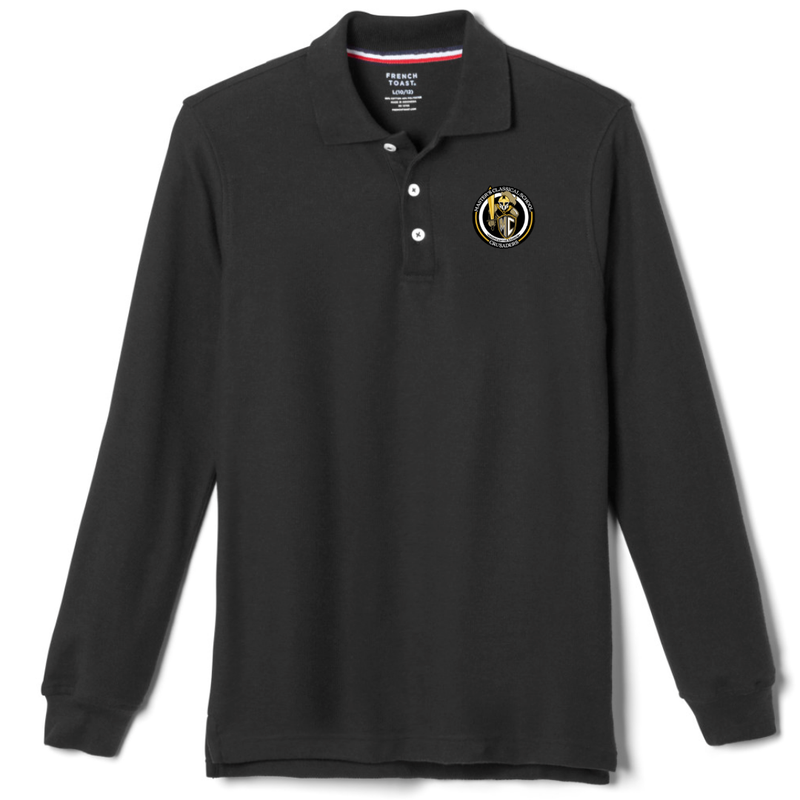 The Masters Classical - Youth / Adult Co-Ed Long Sleeve Pique Polos