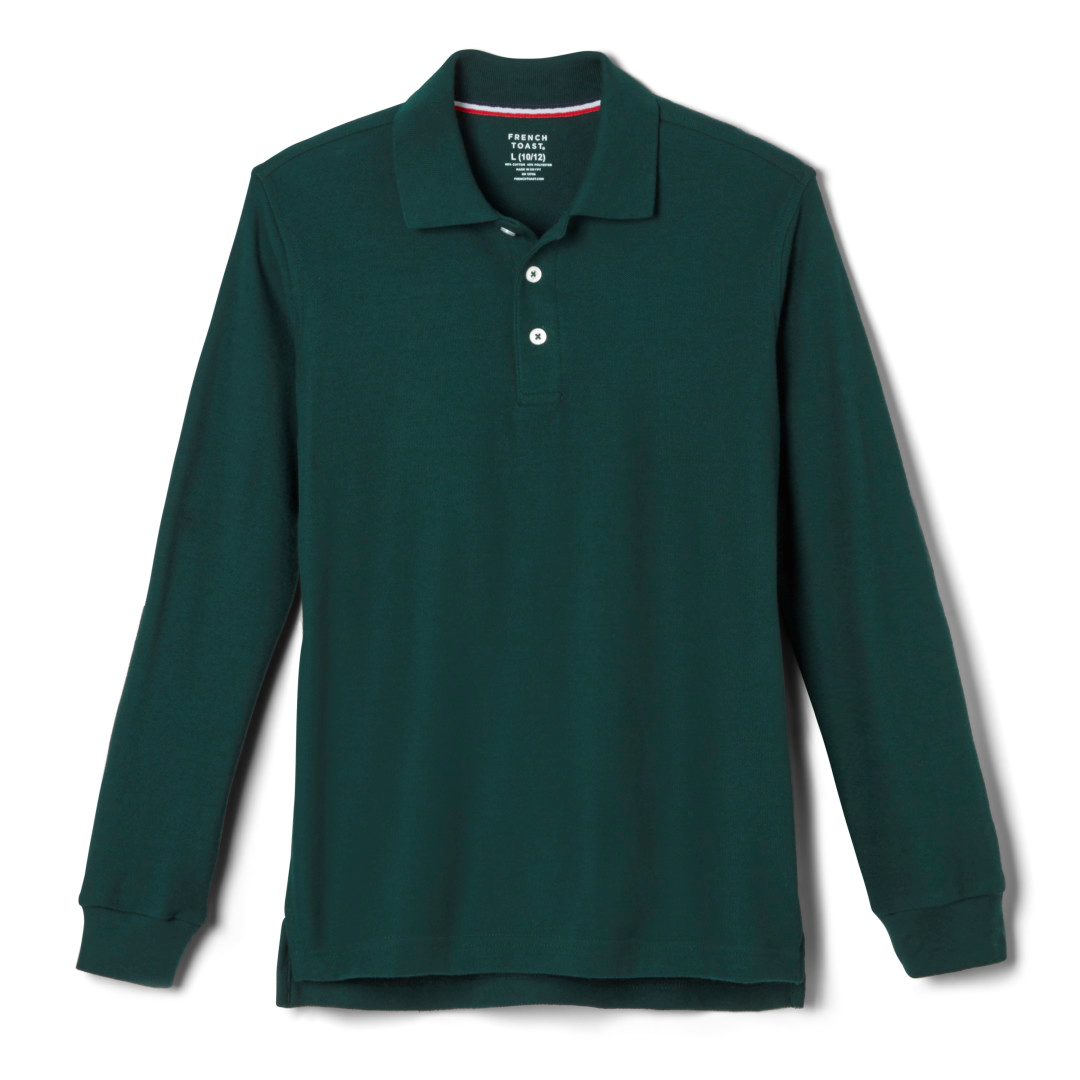 Apostolic  - Co-Ed Youth / Adult Long Sleeve Pique Polo - K-12th