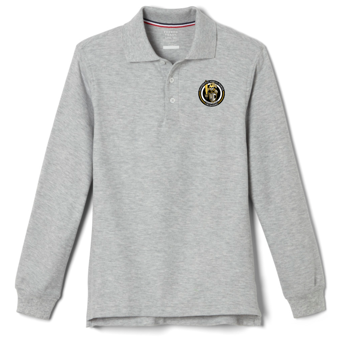The Masters Class - Youth / Adult Co-Ed Long Sleeve Pique Polos