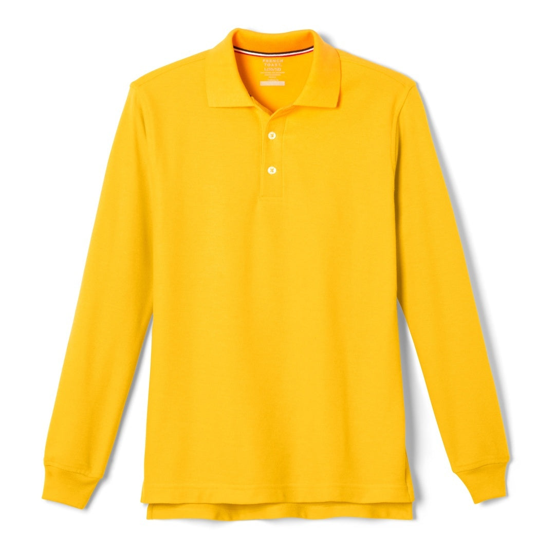 Toddler Long Sleeve Pique Polo