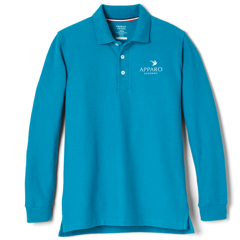 Apparo Academy - Co-Ed Youth / Adult Long Sleeve Piqué Polos