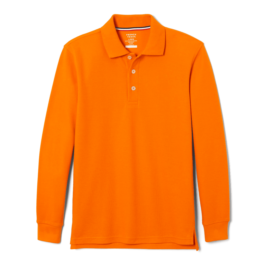 Toddler Long Sleeve Pique Polo