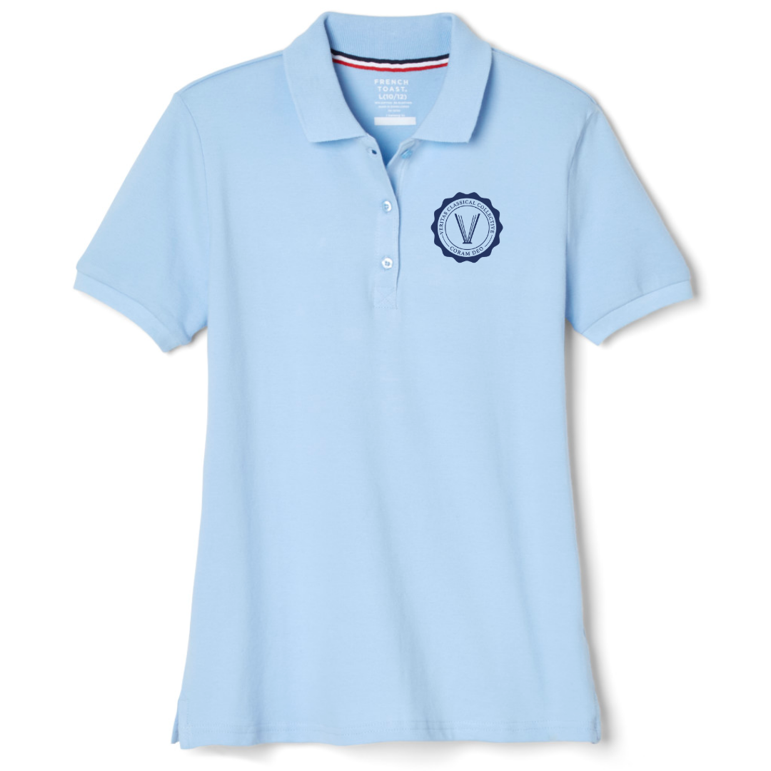 Veritas Classical - AR - Girl's / Young Women's Short Sleeve Stretch Pique Polos