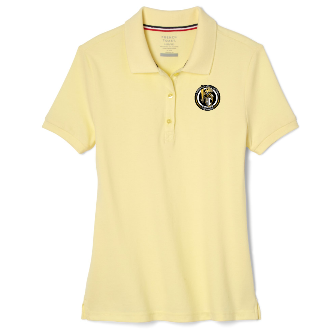 The Masters Class - Girl's / Young Women's Short Sleeve Stretch Pique Polos