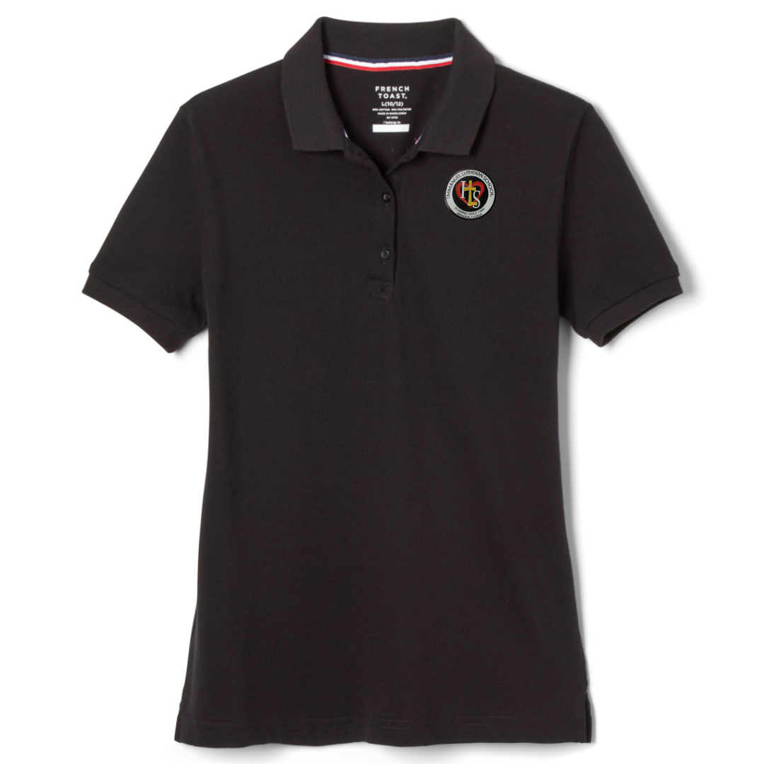 Immanuel Lutheran School - Girl's / Young Women's Short Sleeve Stretch Pique Polos