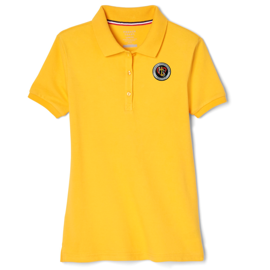 Immanuel Lutheran School - Girl's / Young Women's Short Sleeve Stretch Pique Polos