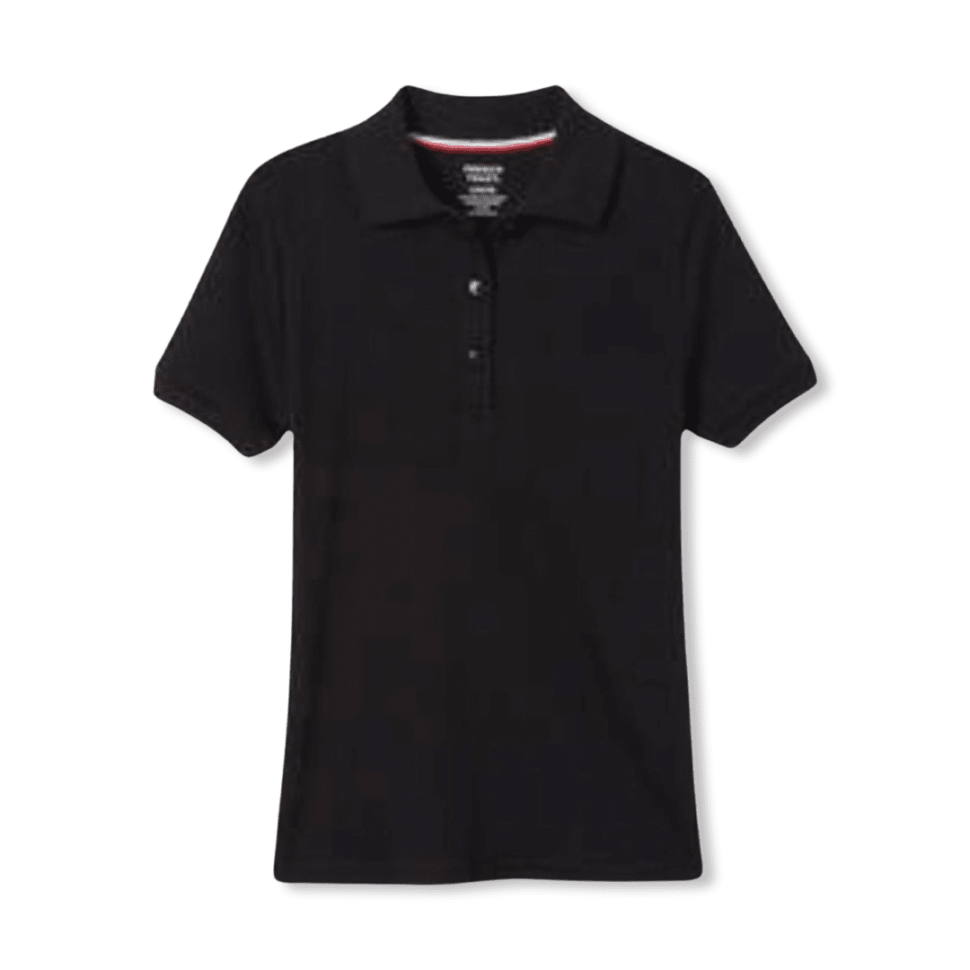 Veritas - Girl's Short Sleeve Picot Collar - No Logo