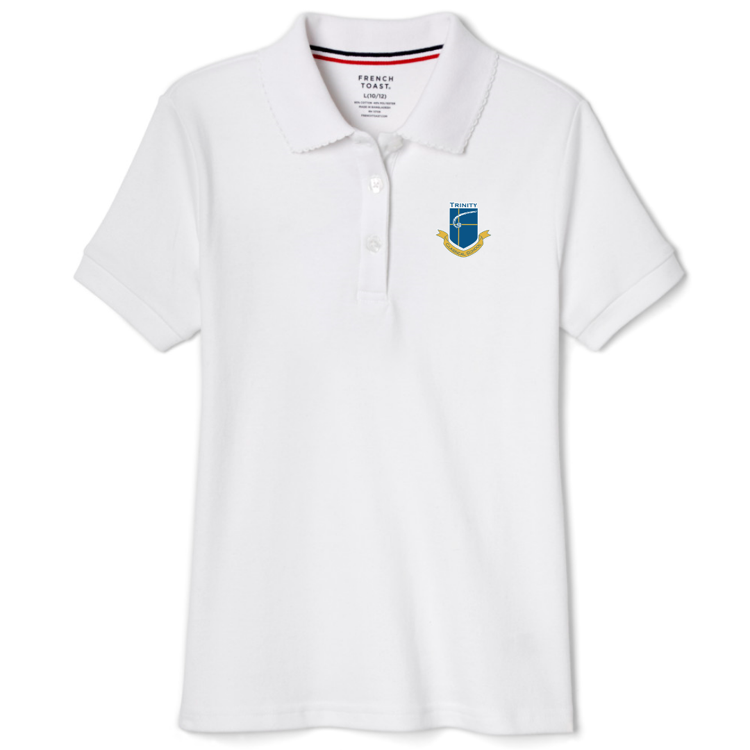 Trinity Classical School - Girl's Short Sleeve Picot Collar Polo