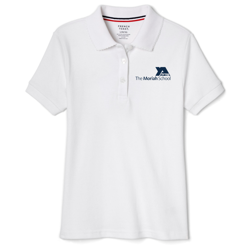 MORIAH - Girl's Short Sleeve Picot Collar Polo