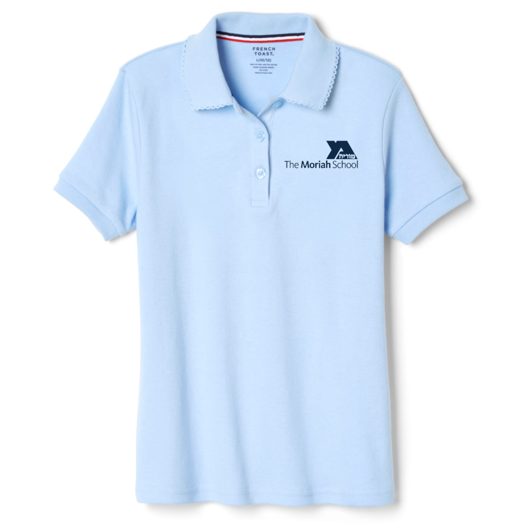 MORIAH - Girl's Short Sleeve Picot Collar Polo