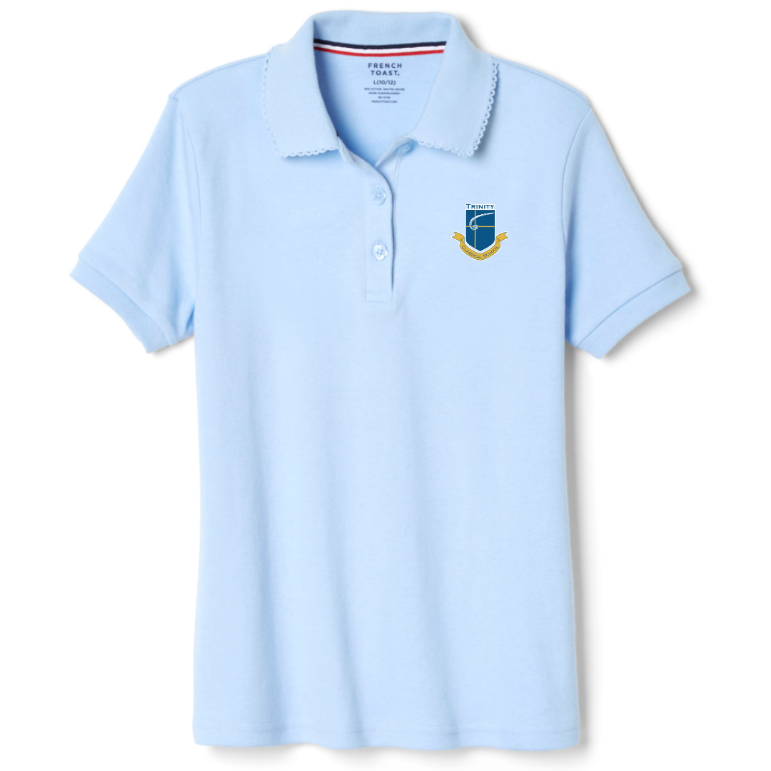 Trinity Classical School - Girl's Short Sleeve Picot Collar Polo