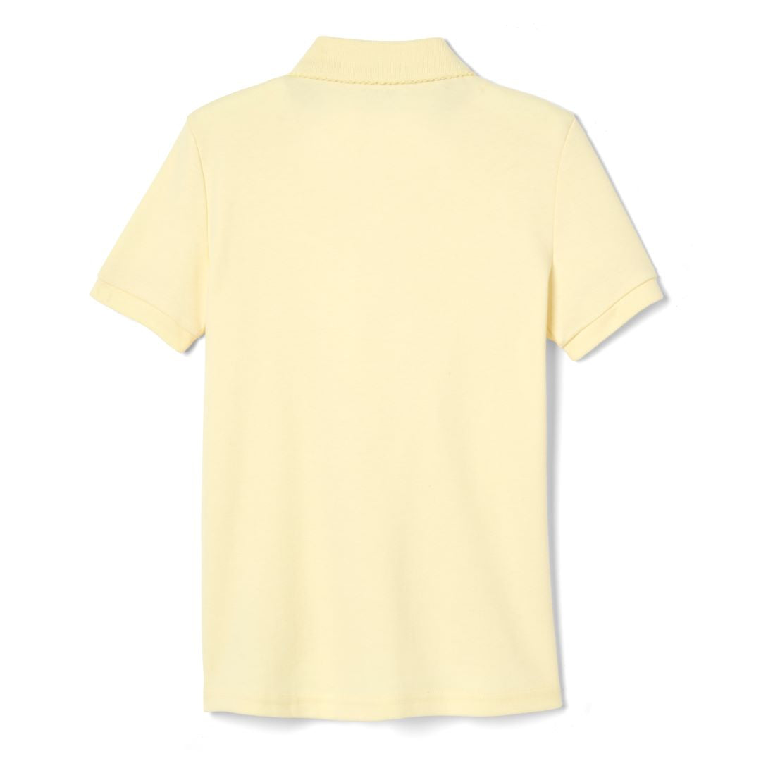 French Toast Plus Size Short Sleeve Picot Collar