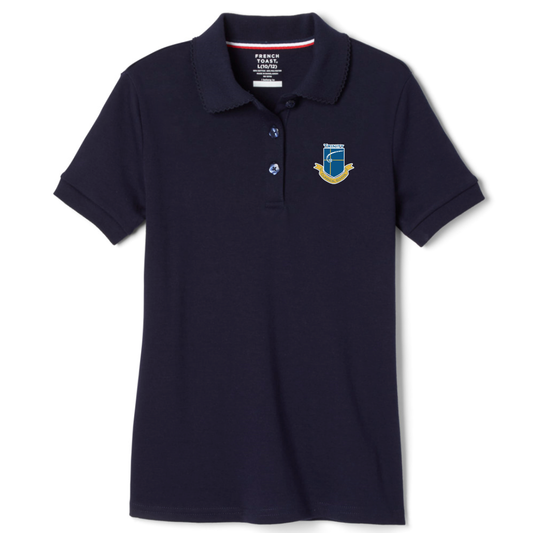 Trinity Classical School - Girl's Short Sleeve Picot Collar Polo