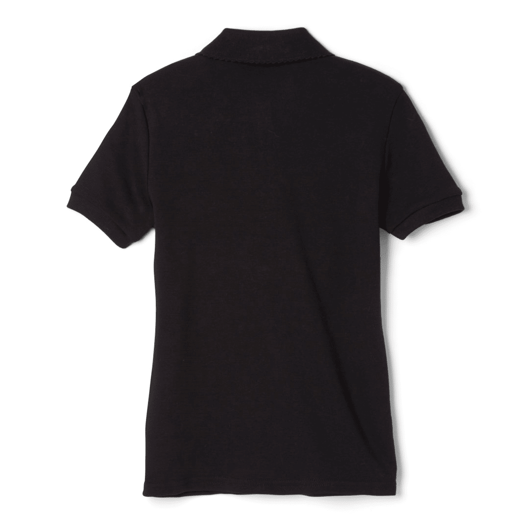 French Toast Plus Size Short Sleeve Picot Collar