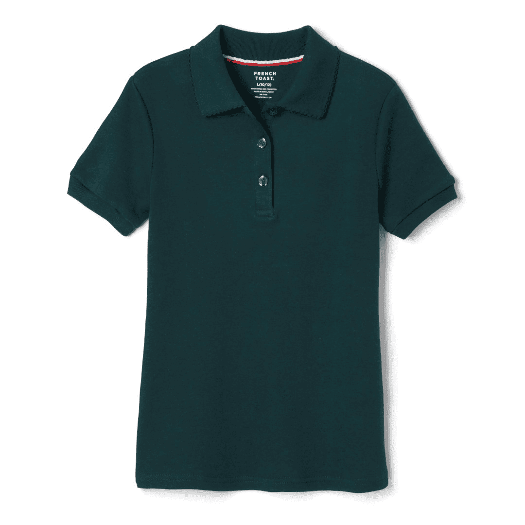 Oaks Classical - Short Sleeve Picot Collar - Girls