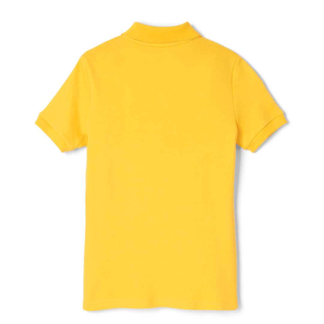 French Toast Plus Size Short Sleeve Picot Collar