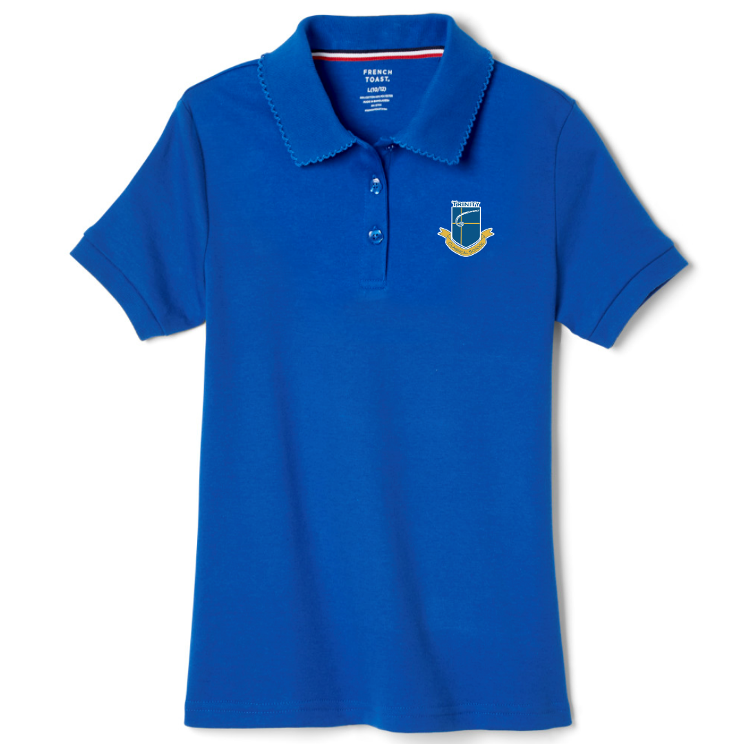 Trinity Classical School - Girl's Short Sleeve Picot Collar Polo