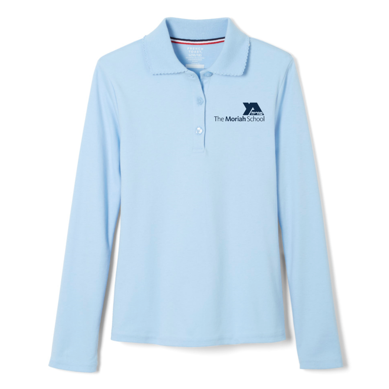 MORIAH - Girl's Long Sleeve Picot Collar Polos
