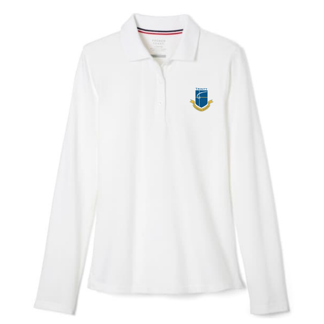 Trinity Classical School - Girl's / Young Women's Long Sleeve Stretch Piqué Polo
