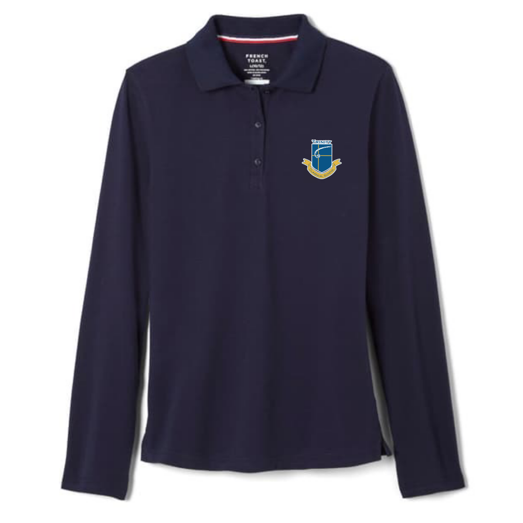Trinity Classical School - Girl's / Young Women's Long Sleeve Stretch Piqué Polo
