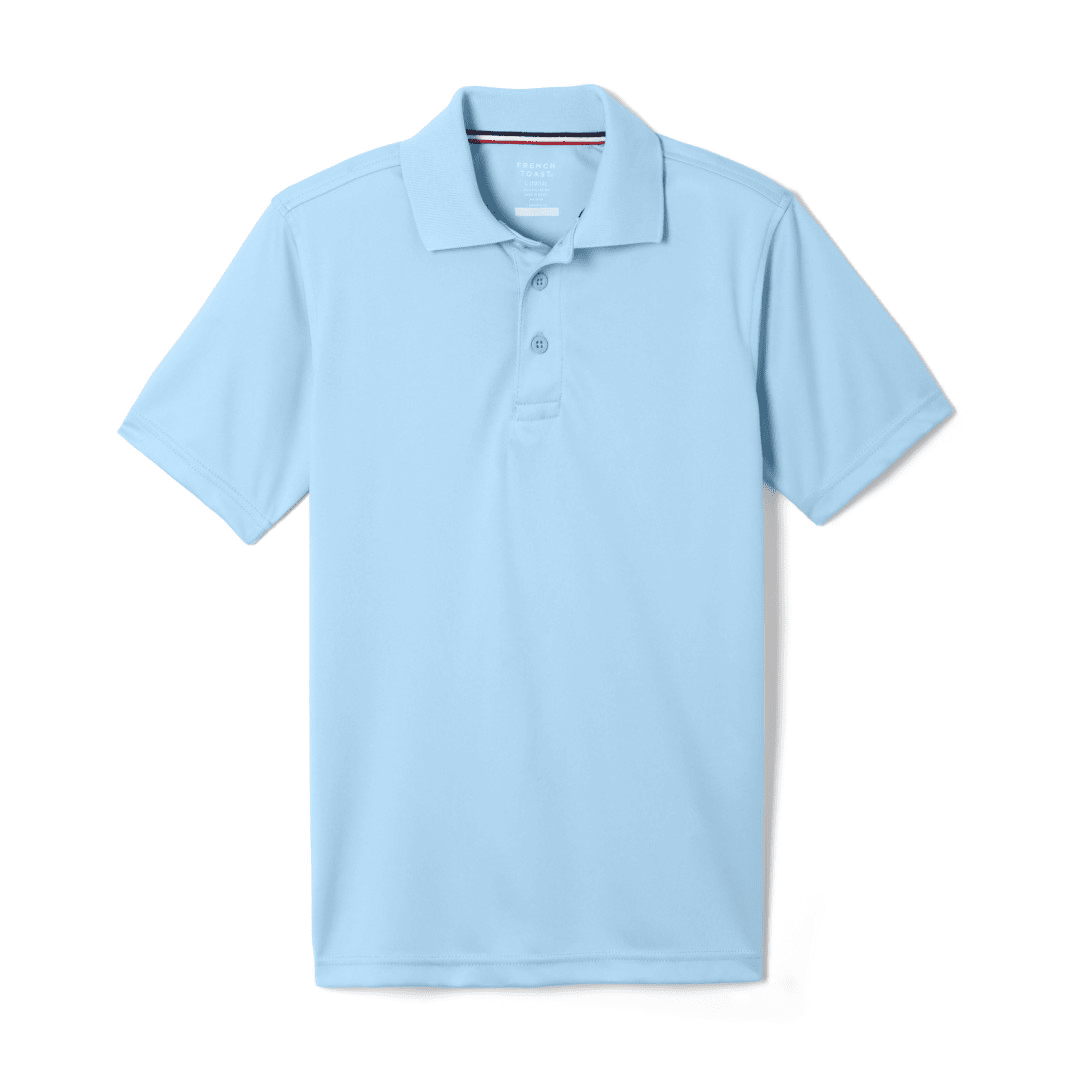 French Toast Short Sleeve Moisture Wicking Polo