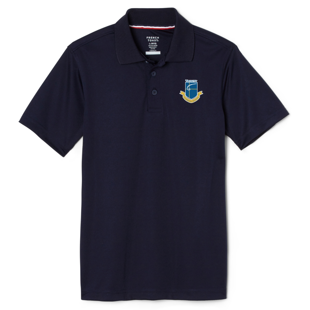 Trinity Classical School - Youth / Adult Co-Ed Short Sleeve Moisture Wicking Polo