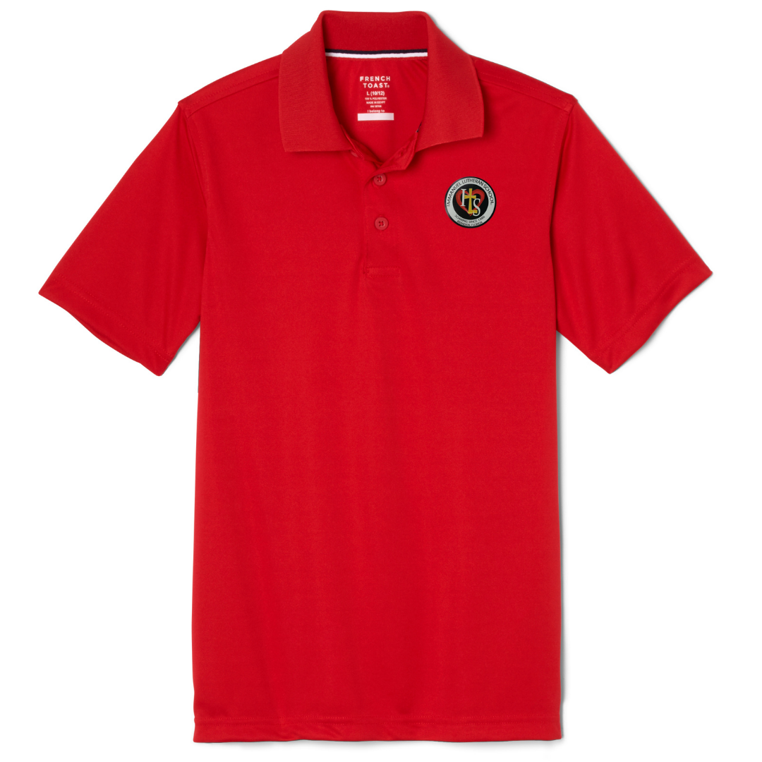 Immanuel Lutheran School - Co-Ed Youth / Adult Short Sleeve Dri-Fit Polos