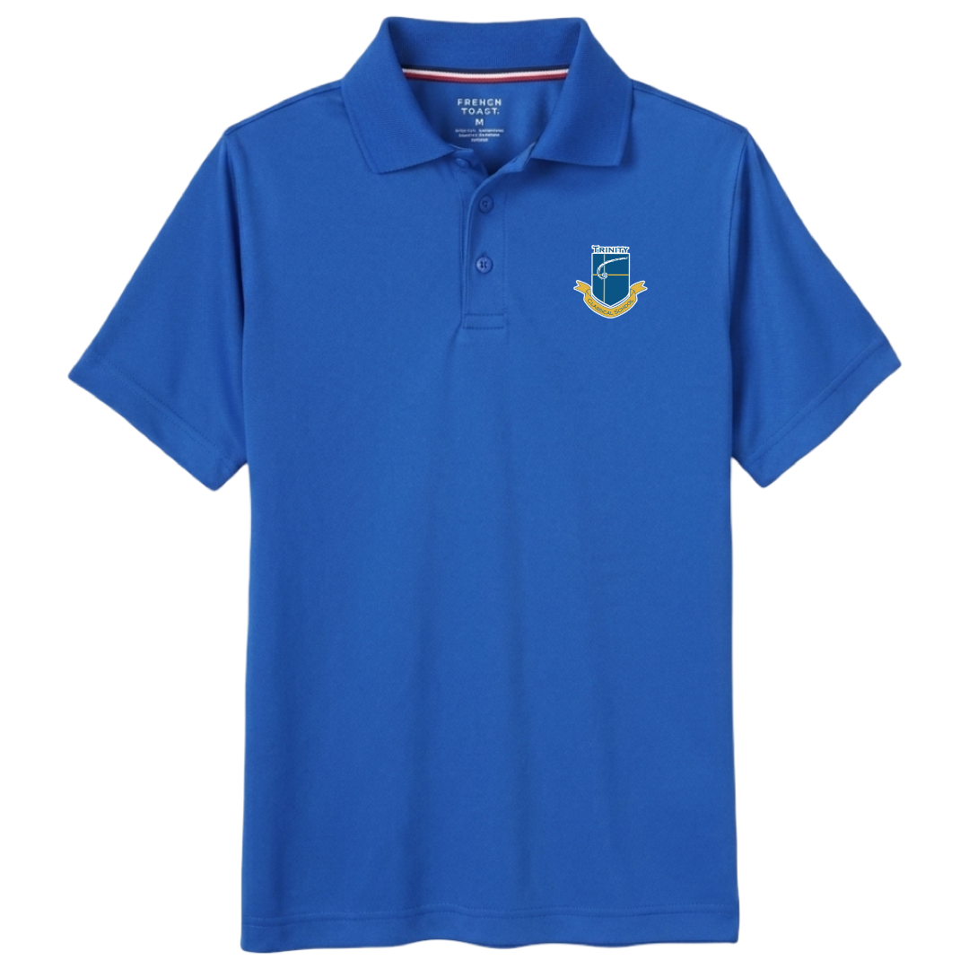 Trinity Classical School - Youth / Adult Co-Ed Short Sleeve Moisture Wicking Polo
