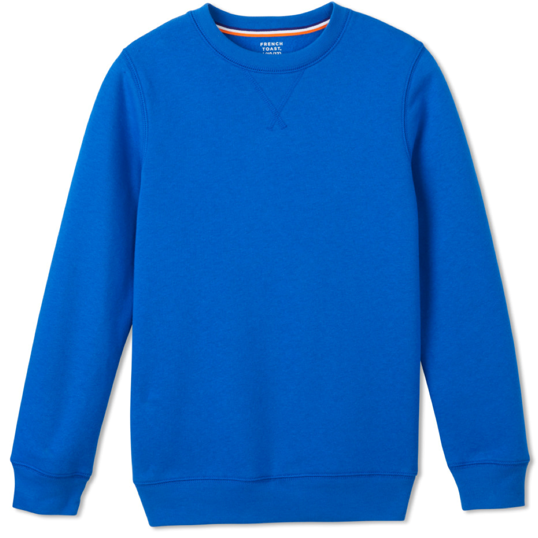 French Toast Youth Co-Ed Crewneck Fleece Sweatshirt