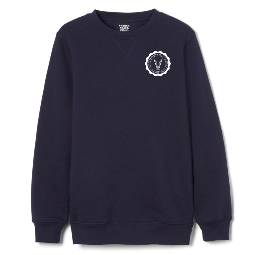 Veritas Classical - AR - Boy's / Young Men's Fleece Crewneck Sweatshirt