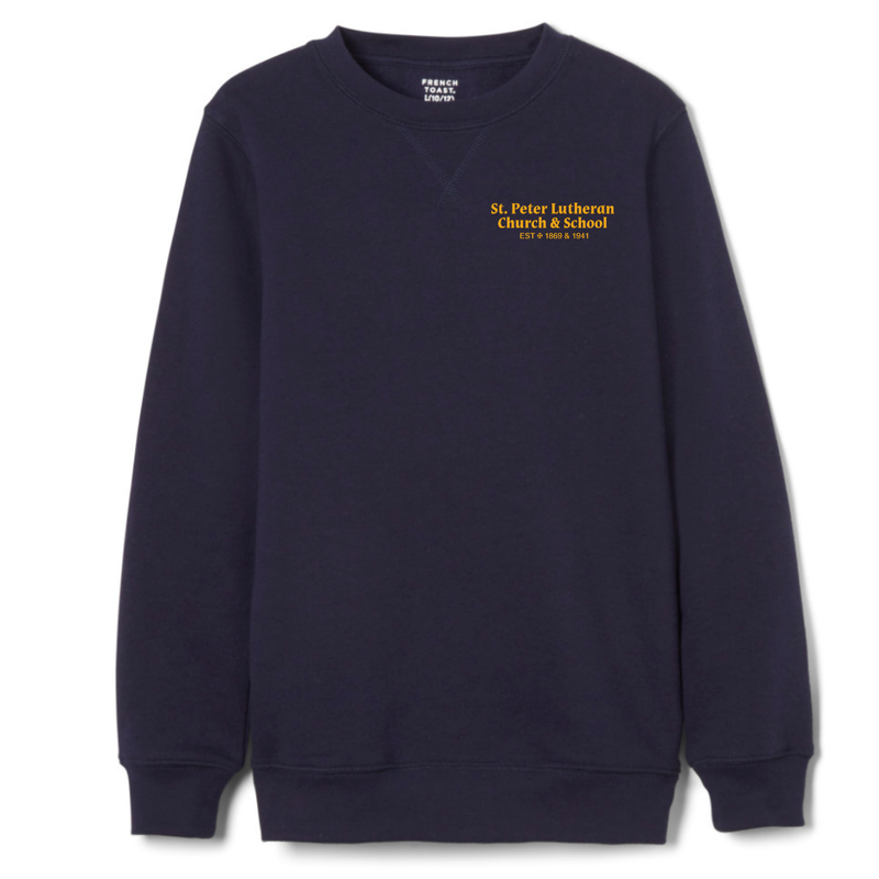 St. Peter Lutheran - Co-Ed Youth / Adult Crewneck Fleece Sweatshirt
