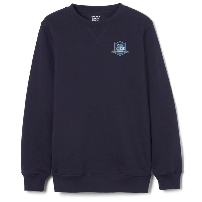 KINGS ACADEMY-CA - Co-Ed Youth / Adult Fleece Crewneck Sweatshirt