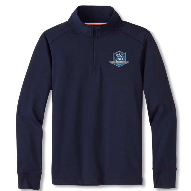 KINGS ACADEMY-CA - Youth / Adult Co-Ed 1/4 Zip Performance Pullover