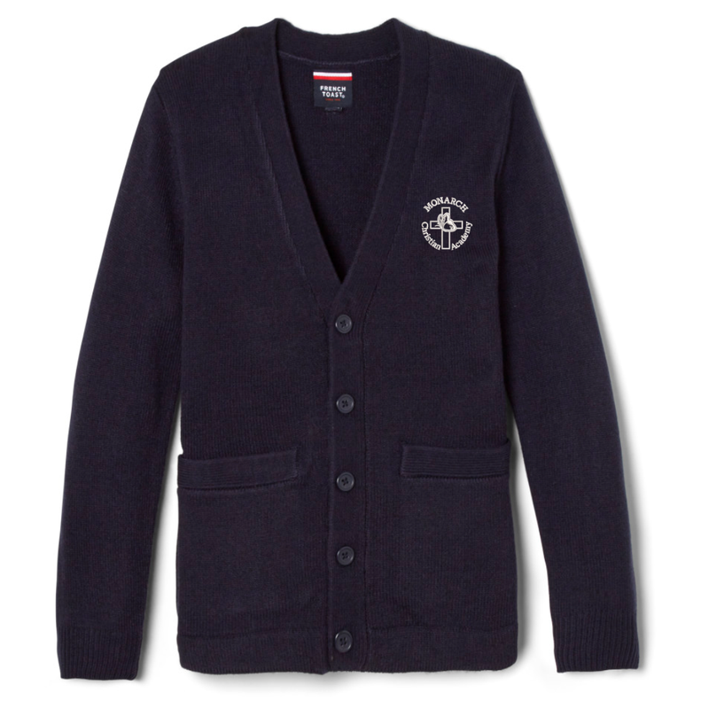 Monarch Christian Montessori - Co-Ed Youth / Adult V-Neck Cardigan Sweater