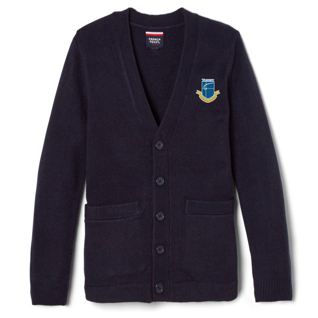 Trinity Classical School - Youth / Adult Co-Ed V-Neck Cardigan Sweater