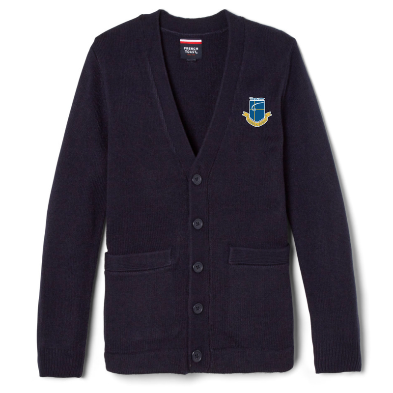 Trinity Classical School - Youth / Adult Co-Ed V-Neck Cardigan Sweater