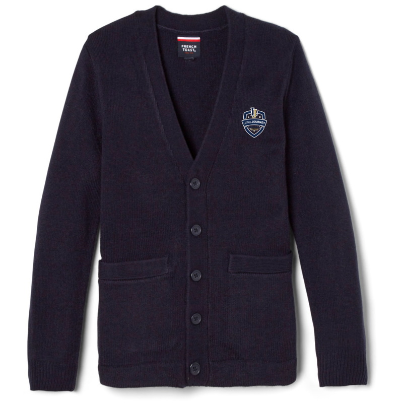 Little Journey Preschool - Youth / Adult Co-Ed V-Neck Cardigan Sweater