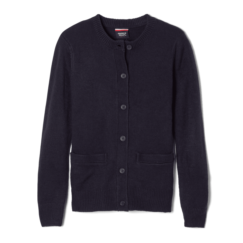 Applegate - Girl's / Young Women's Crewneck Cardigan Sweater - No Logo