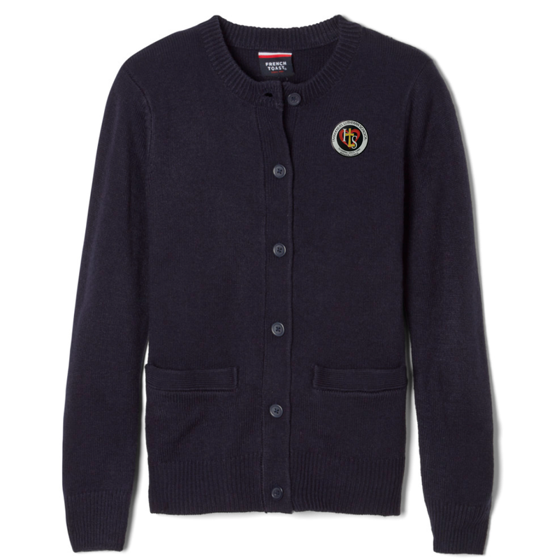 Immanuel Lutheran School -  Girl's / Women's  Anti-Pill Crewneck Cardigan