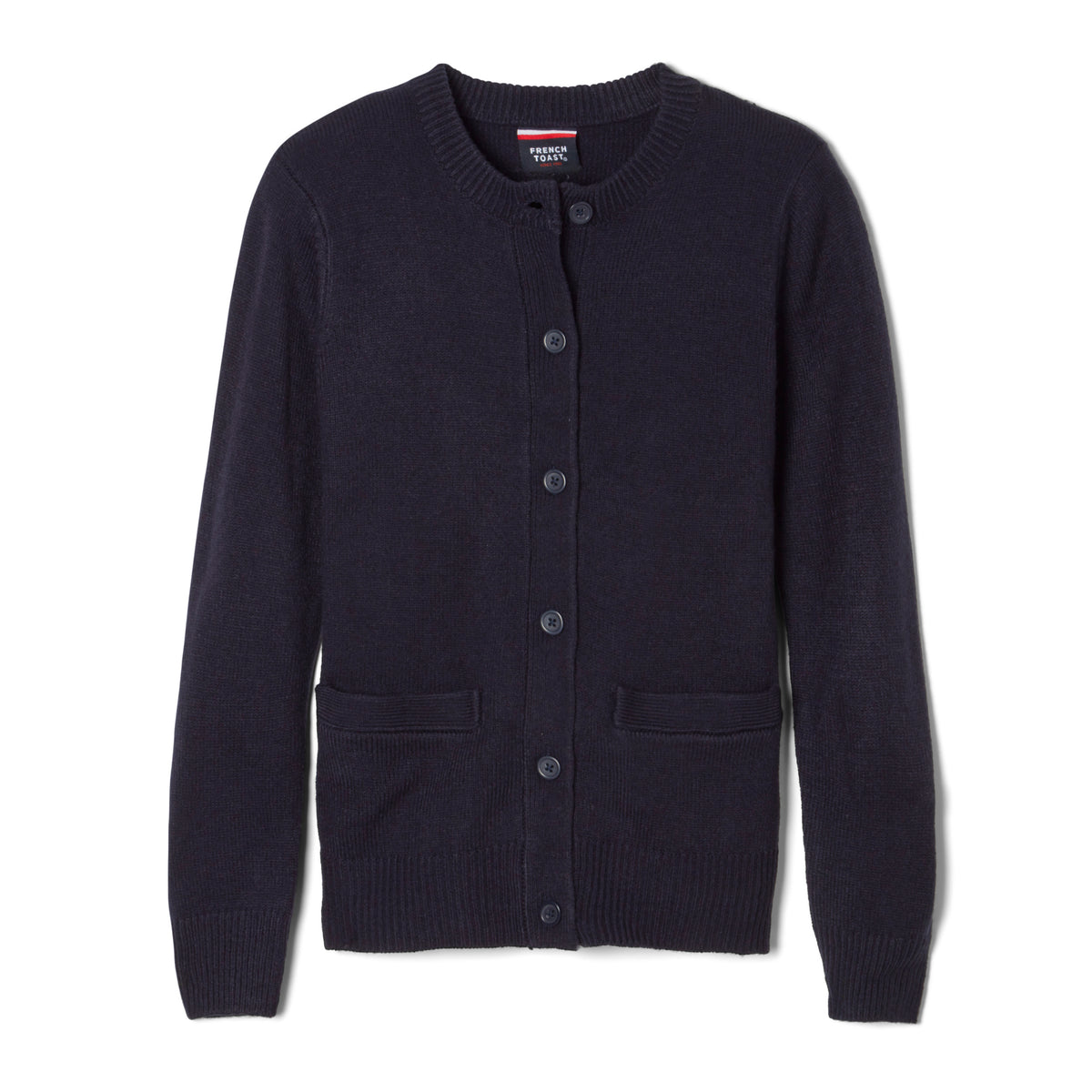 Loving Touch - Girl's Crew Neck Cardigan - No Logo