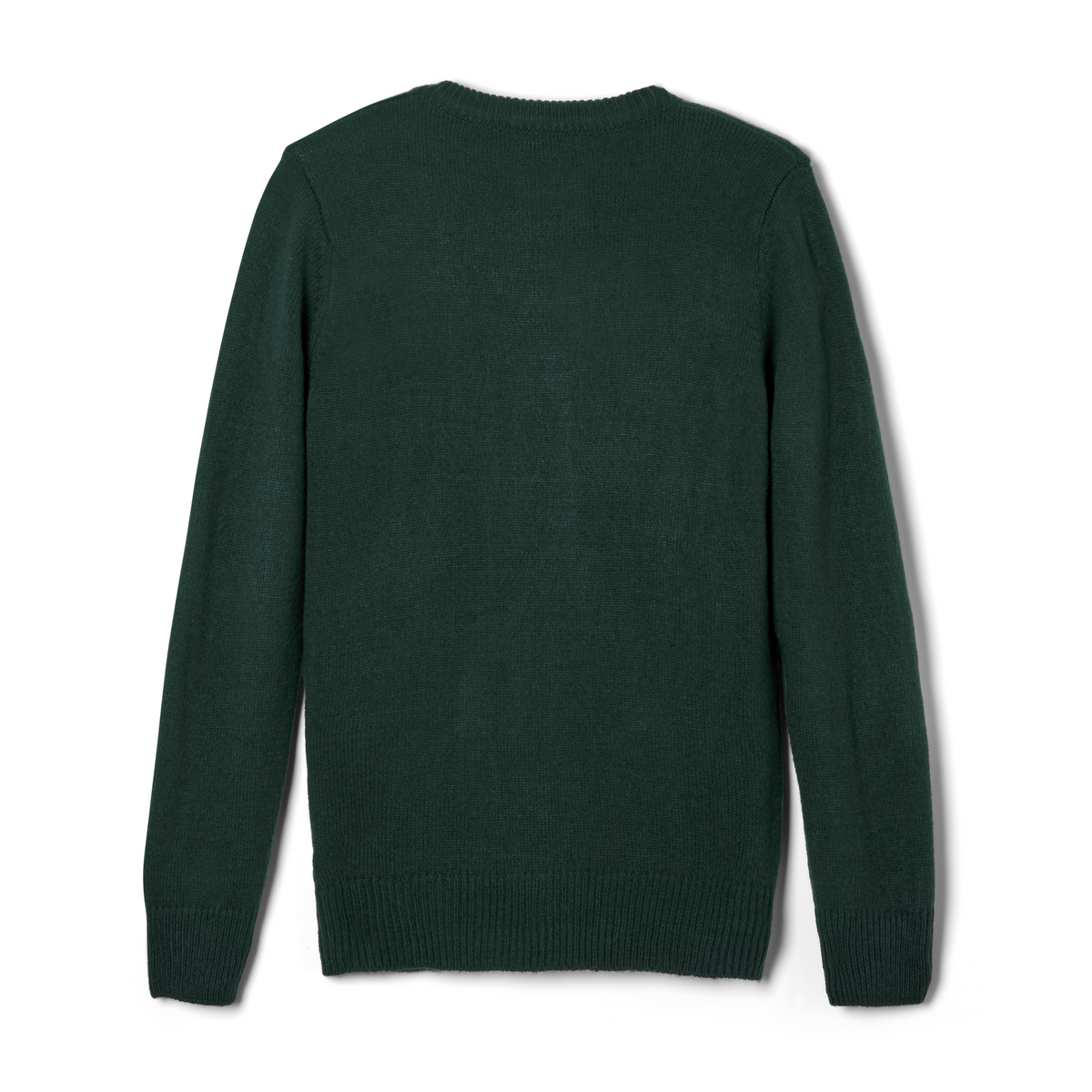 Toddler Girls Anti-Pill Crewneck Cardigan