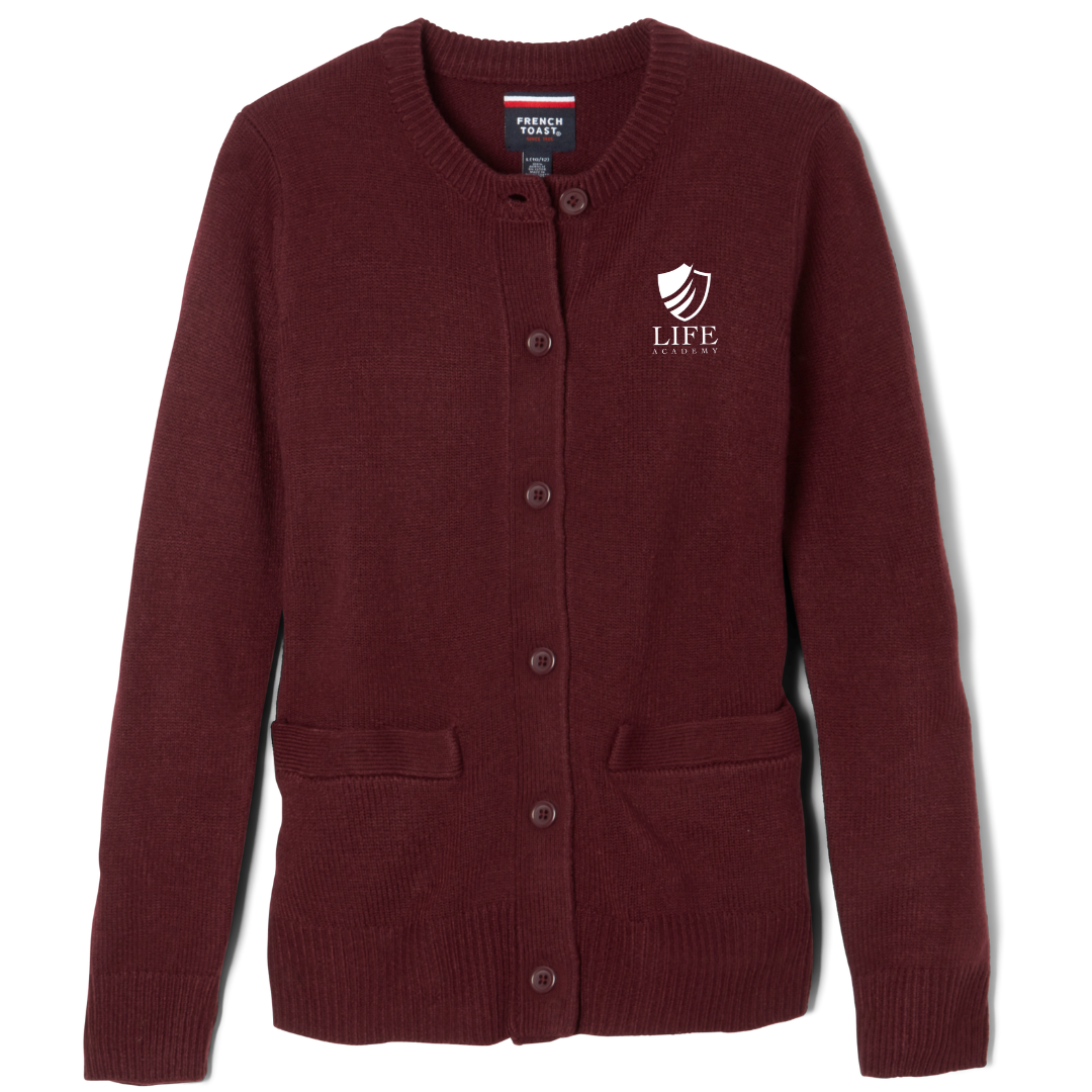 Life Academy - IN - Girl's / Young Women's Crewneck Cardigan Sweater