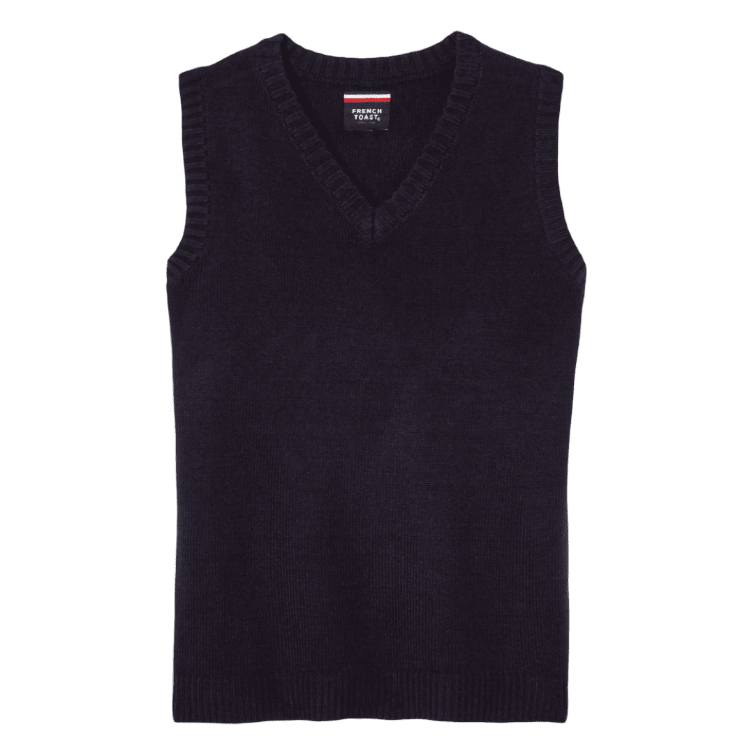 Le Monde French Immersion - Co-Ed Youth / Adult V-Neck Sweater Vest - No Logo