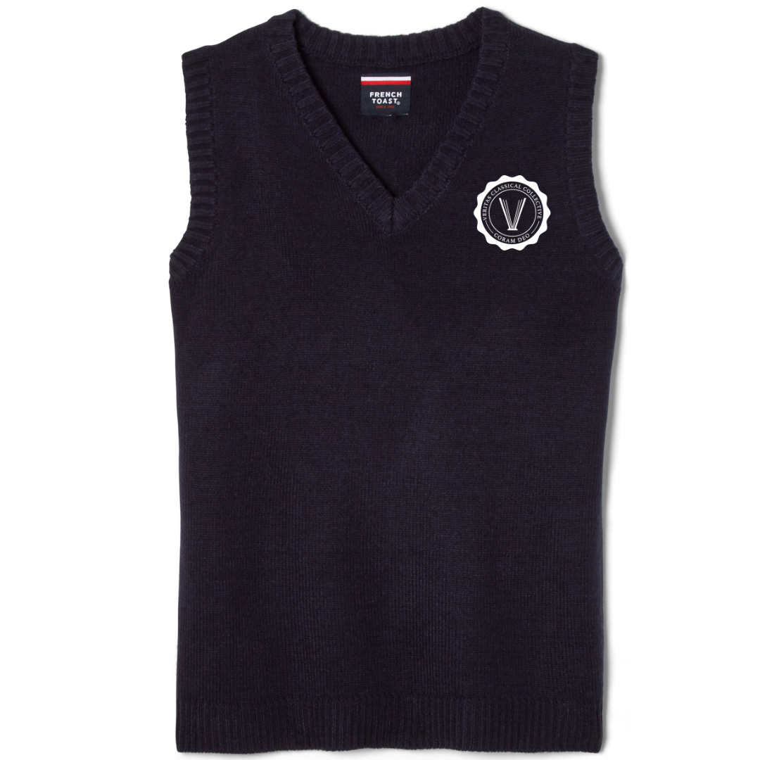 Veritas Classical - AR - Co-Ed Youth / Adult V-Neck Sweater Vest