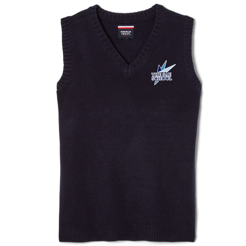 The SAE School - Co-Ed Youth / Adult V-Neck Sweater Vest